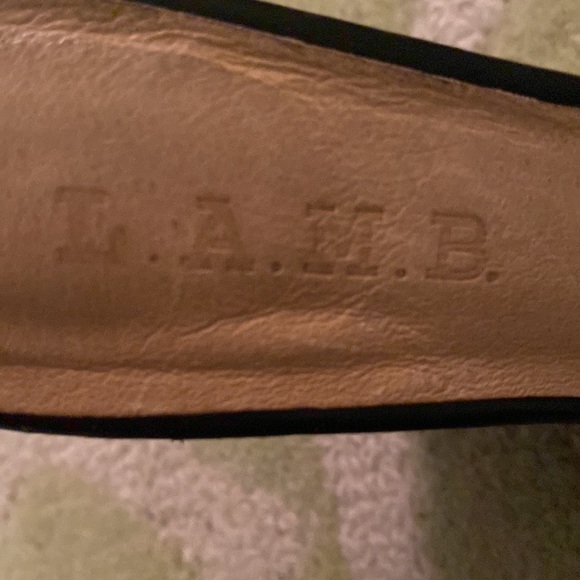 L.A.M.B Penny Beaded Colorblock Platform Wedge Sandals - 7 - Picture 14 of 15